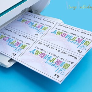 LDS Primary Happy Birthday Printable Gift Tag | From the Presidency ...