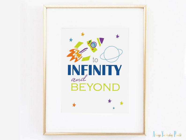 to infinity and beyond quote toy story printable buzz etsy