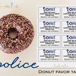 Donut gunst politie pensionering Tags: wetshandhavingsfeest (digitale download)