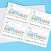 LDS Primary Happy Birthday Printable Gift Tag From the Presidency ...