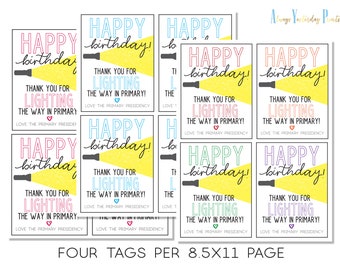 Lds Birthday Primary - Etsy