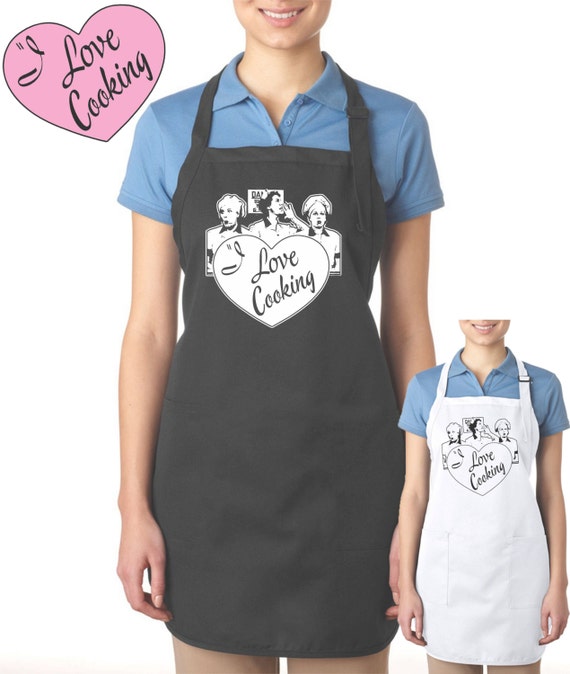 I love Cooking Apron Etsy