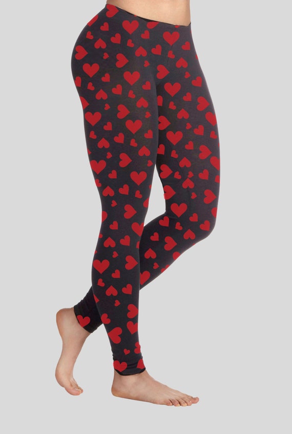 Heart leggings | Etsy