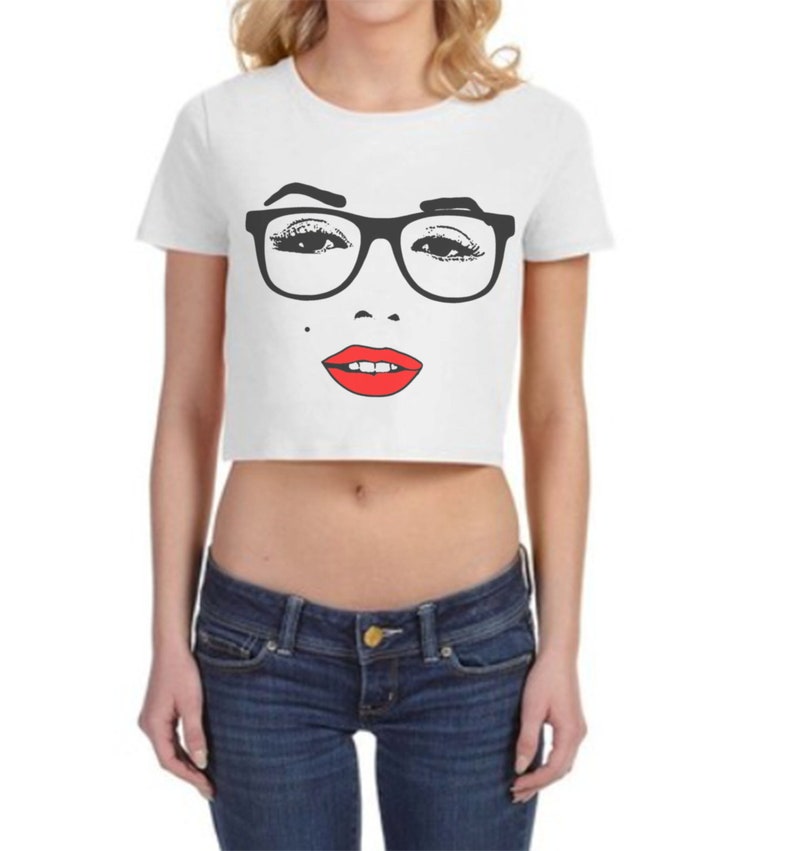 Marilyn Monroe Crop Top - Etsy