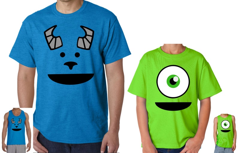 Monsters Matching T-shirts - Etsy