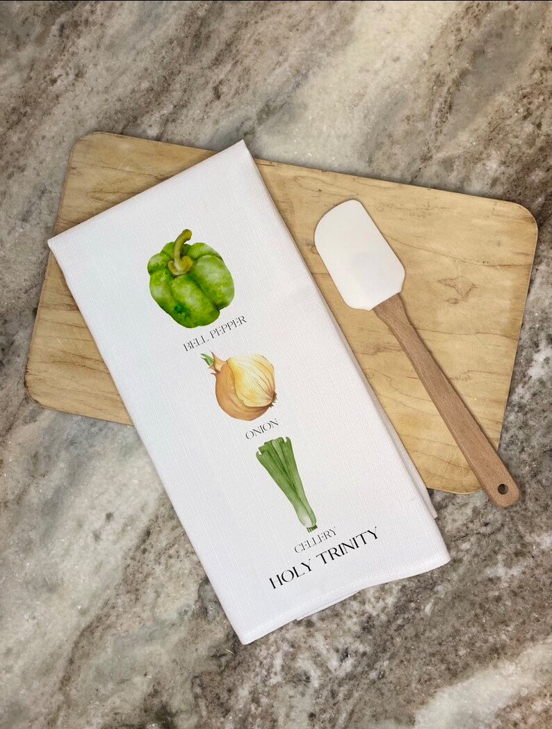Holy Trinity Seasoning Bell Pepper Onion Celery Watercolor Etsy