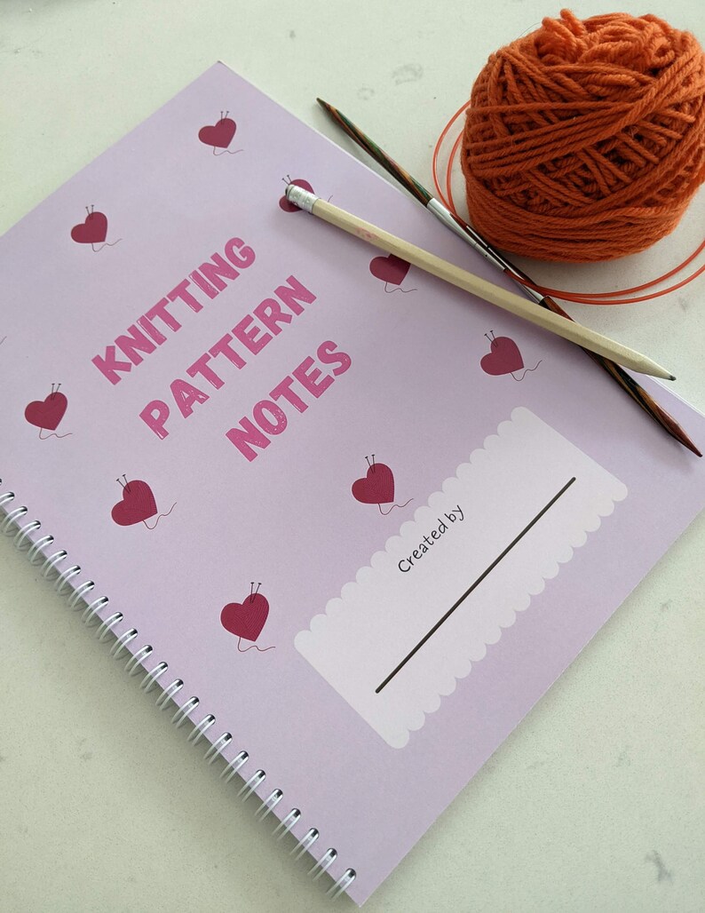 Example of printed out notebook. 
We supply a Digital PDF copy only, for you to print out.