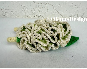 Crochet Nudibranch Lettuce sea slug Nautical Underwater decor toy Christmas decor accessory Marine miniature 3.5"