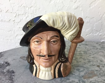 Vintage Royal Doulton Liten Mugg Toby Kanna Liten ATHOS D6439 LITEN 10 cm 1955 Tillverkad i England