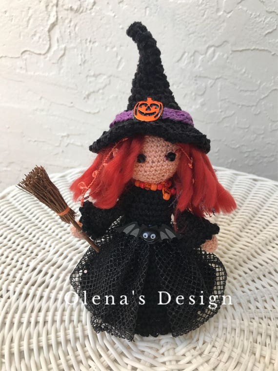 crochet tiny witch hat crochet tiny witch hat