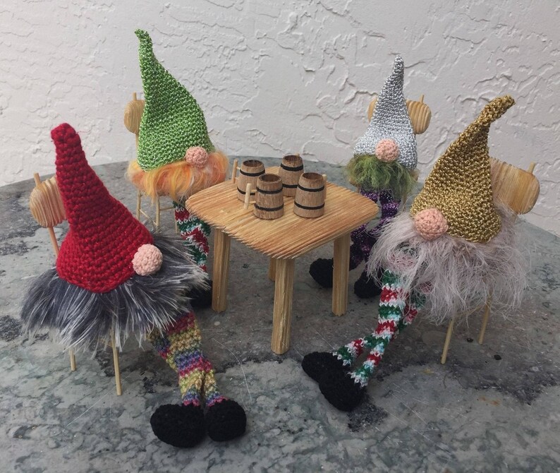 Wooden Doll oak miniature set of 4 beer mugs 1:24 dollhouse furniture oak decor handmade oak doll kitchen set decoration