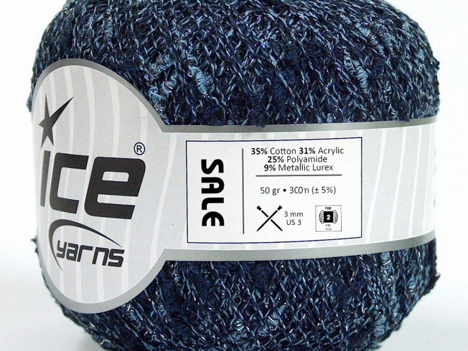 ICE Yarns Misc Sale Silver Blue Shades Gold made in Turkey Etsy