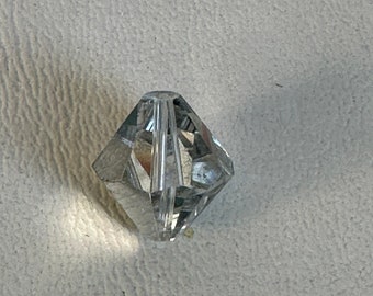 Conjunto de 35 Vintage genuino Swarovski Crystal Comet Argent light Beads 6/12 bruto 12mm Suministro Joyería Fabricación Hecho en Austria paquete de fábrica