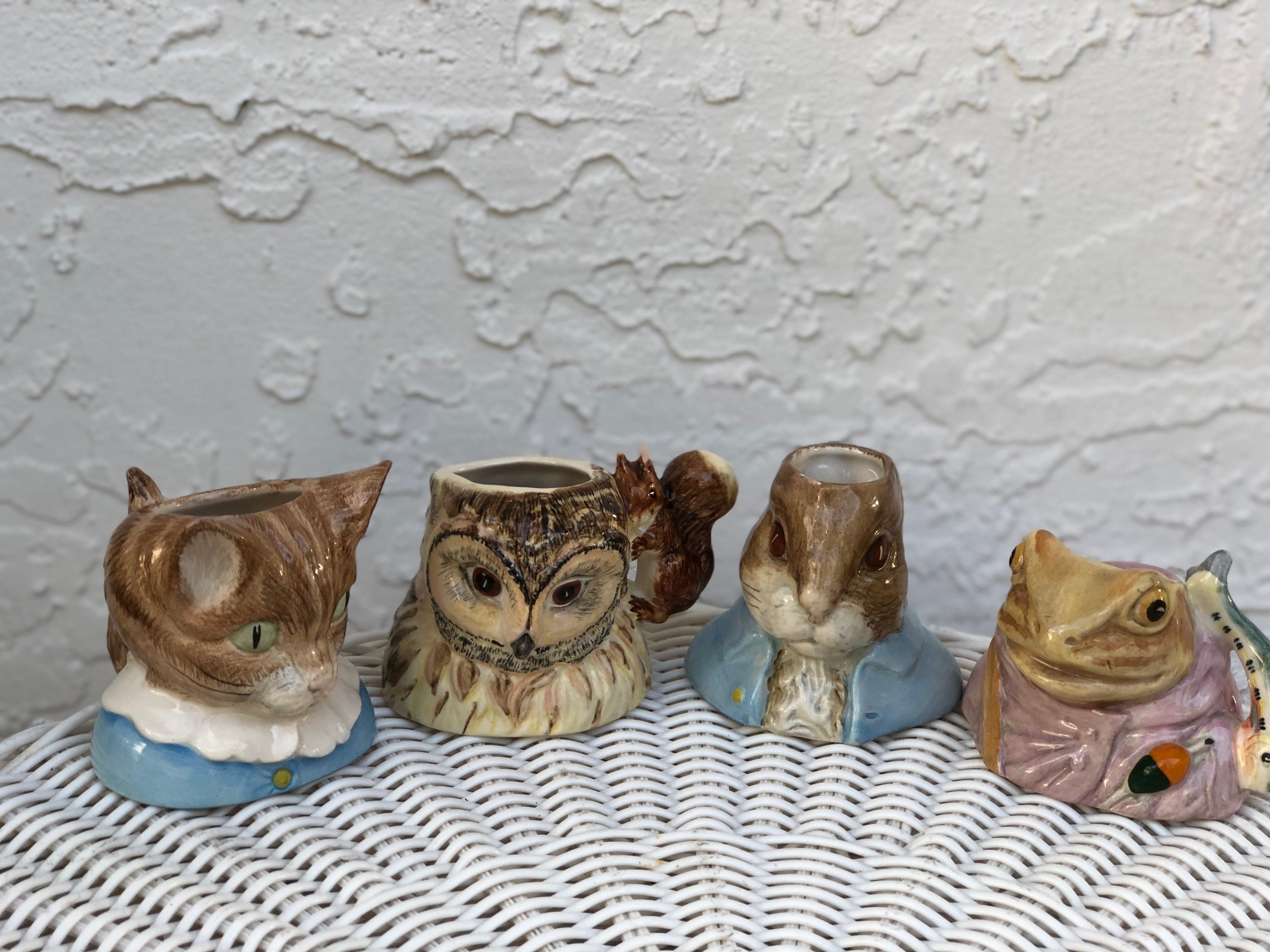 Set of 4 Vintage Rare John Beswick Beatrix Potter Royal Albert Old