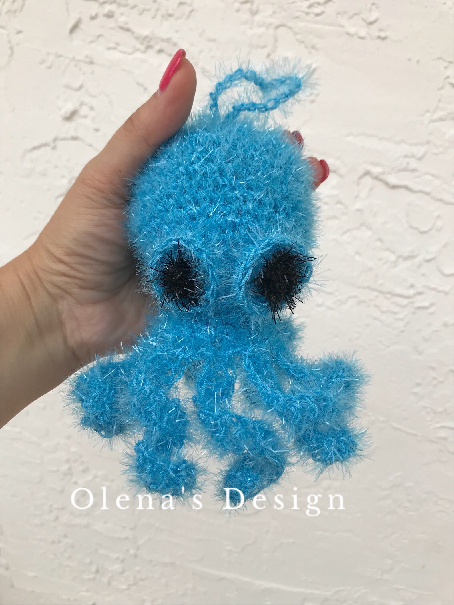 Scrubby Sparkle Octopus Dishcloth Sponge Nautical Underwater Decor ...