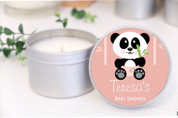 personalised baby shower candles