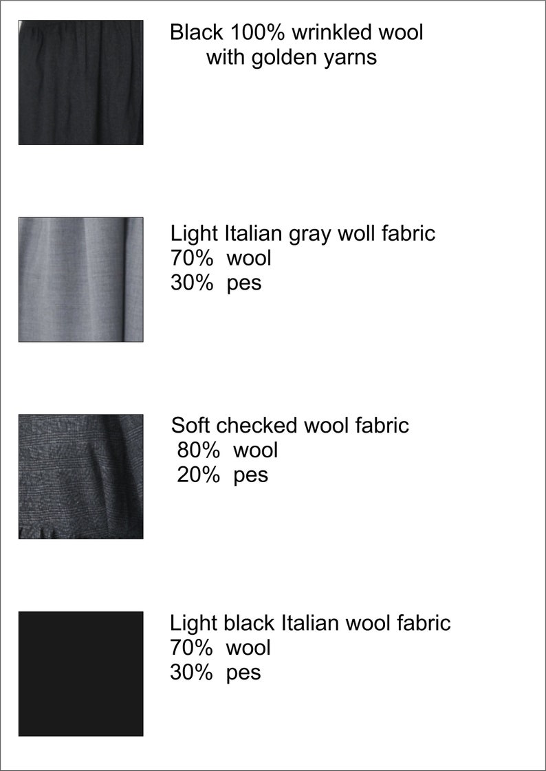 Gothic Dress Long Wool Dress Steampunk Dress Women Maxi Dress Long Sleeve Dress Woolen Loose Dress Victorian Dress Winter Dress
