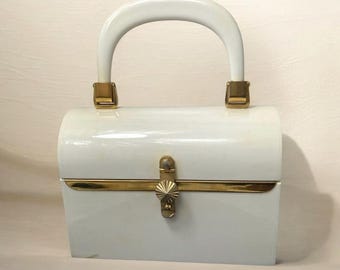 Vintage Lucite Handbag by Morle, Made in Italy, For display - or some repair