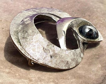 Vintage Lieba USA Silver-Tone Scarf Clip