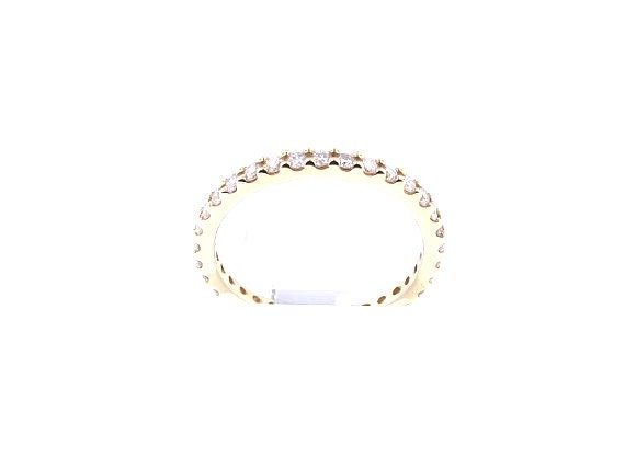 14K Yellow Gold Full Eternity Diamond Band - SJ1340YGEBDD