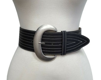 large buckle belt womens