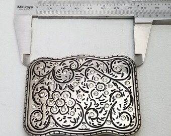 Flower belt buckle | Etsy