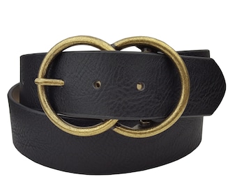 two circle designer belt