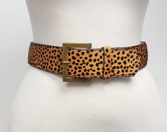 leopard print womens belt