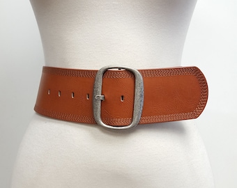black wide belt womens