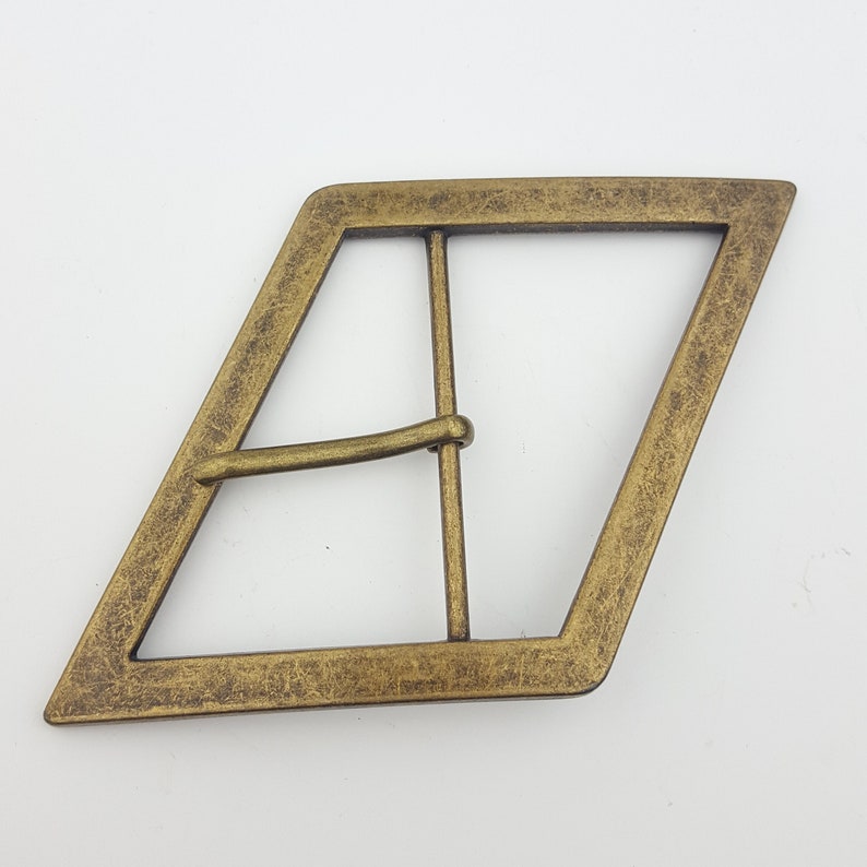 Unique Slanted shape Wide buckle