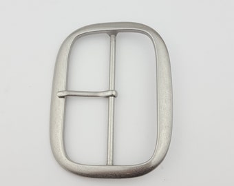 3.5" wide with Center bar Silver buckle