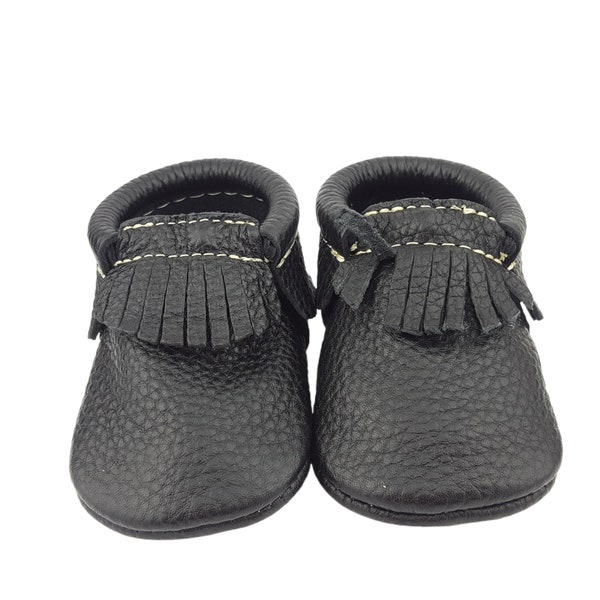 Soft Genuine Leather Baby Moccasins