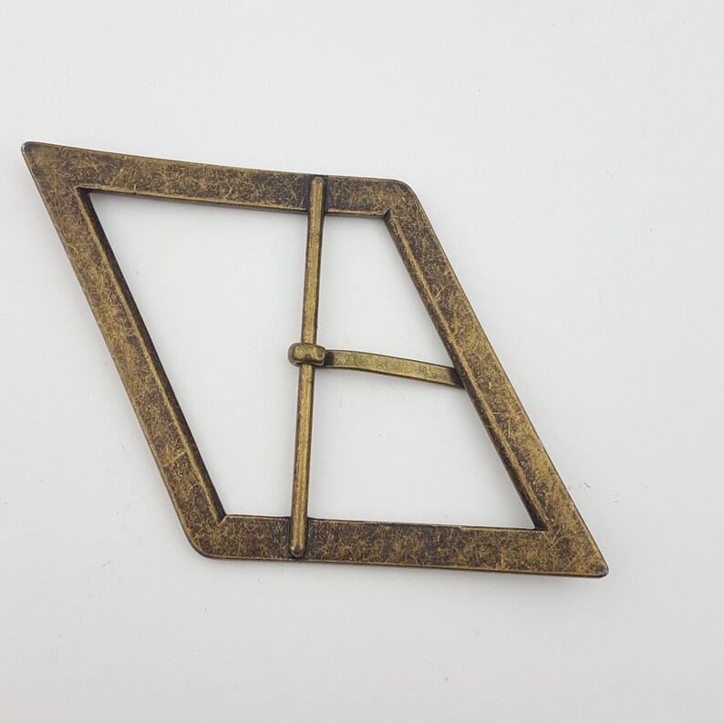 Unique Slanted shape Wide buckle