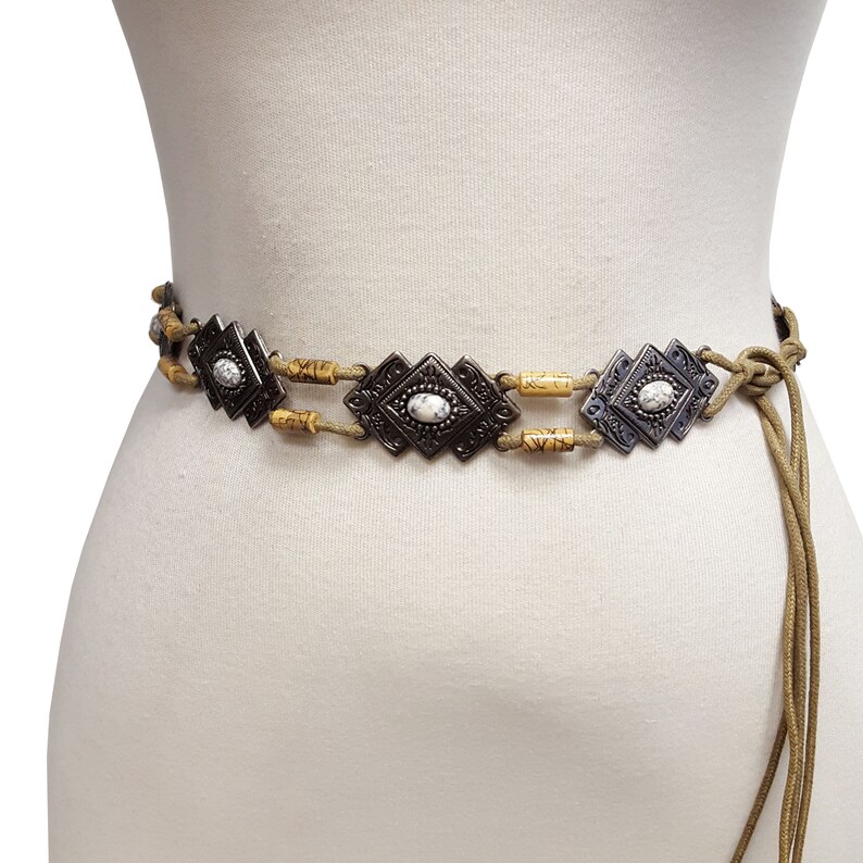 Western Rope Tie Belt Etsy