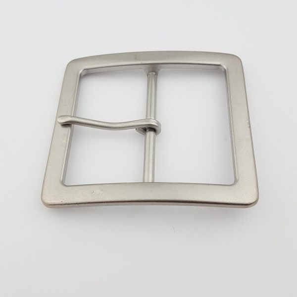 Wide, Almost Square Shape Silver Buckle