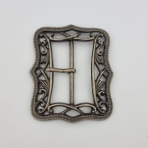 Dark Silver Centerbar Buckle