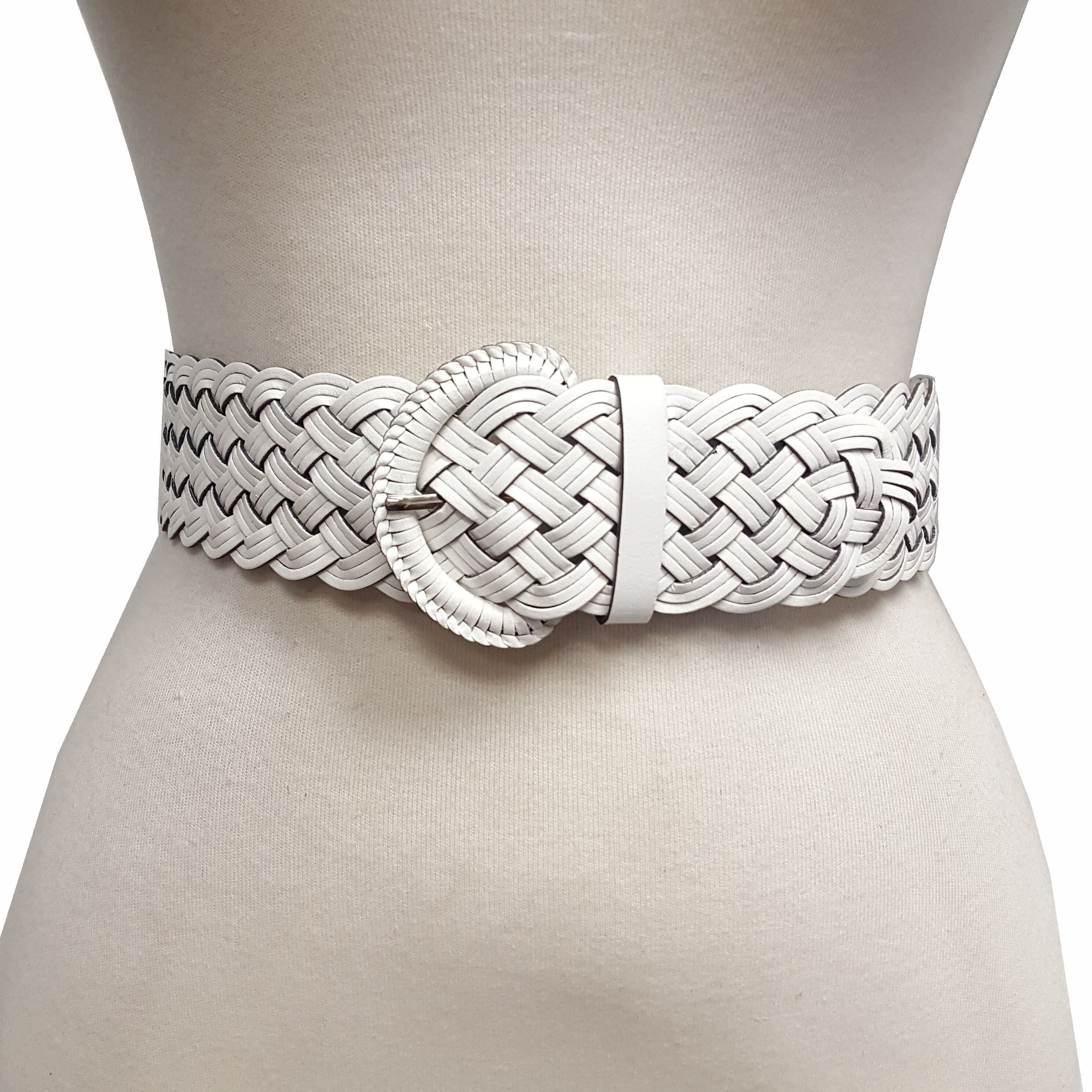 Braided Bridge Belt 30 / White main image 0