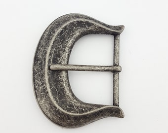 Vintage Silver C-Shape Silver Buckle