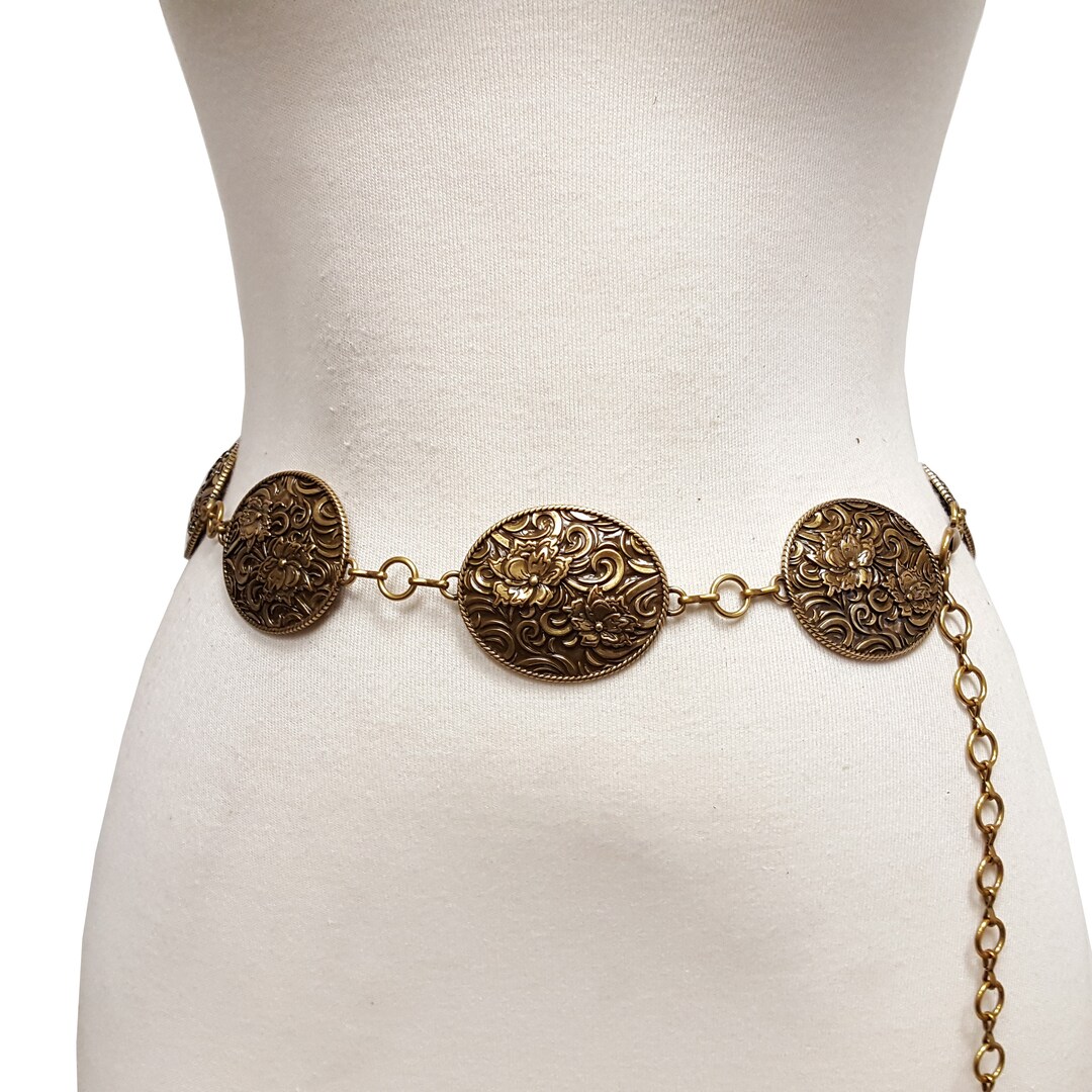 concho chain belt