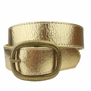 Metallic Belt Etsy