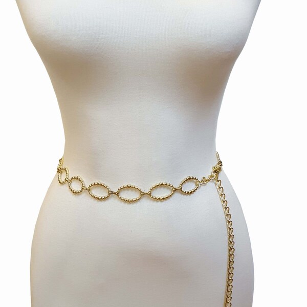 Gold Chain Belt Etsy
