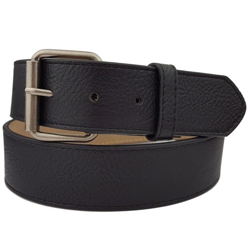Non-animal Vegan Belt With an Oval Buckle - Etsy