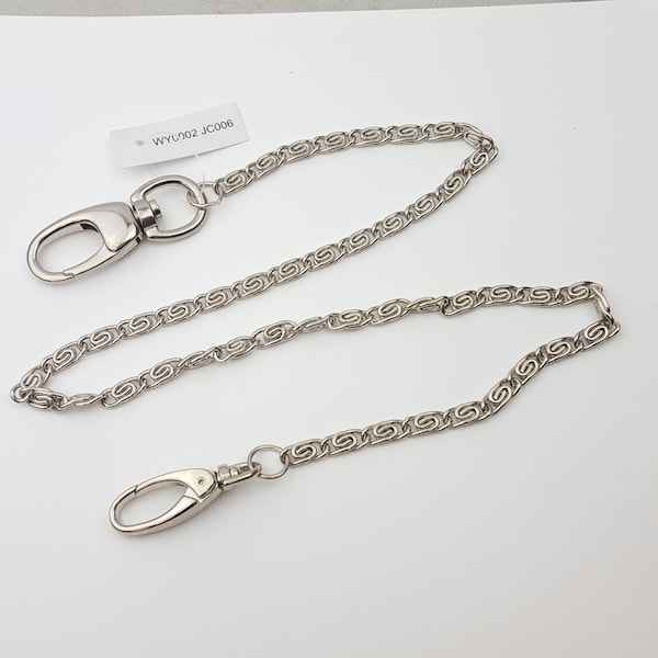 2 pieces of Silver wallet chain