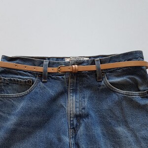 100% Vegan Vintage Skinny Belt image 3