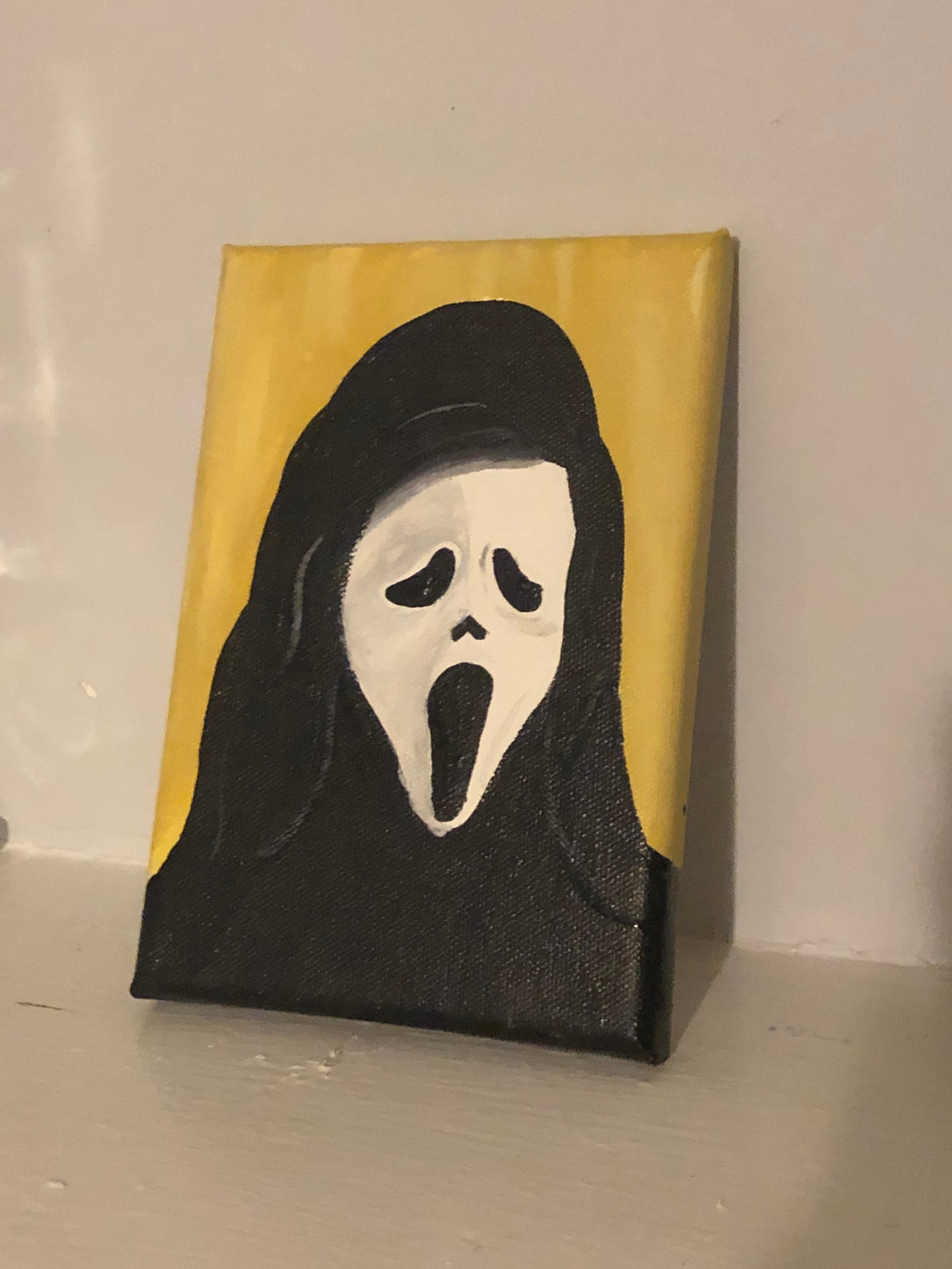 Cute Ghostface Scream Painting