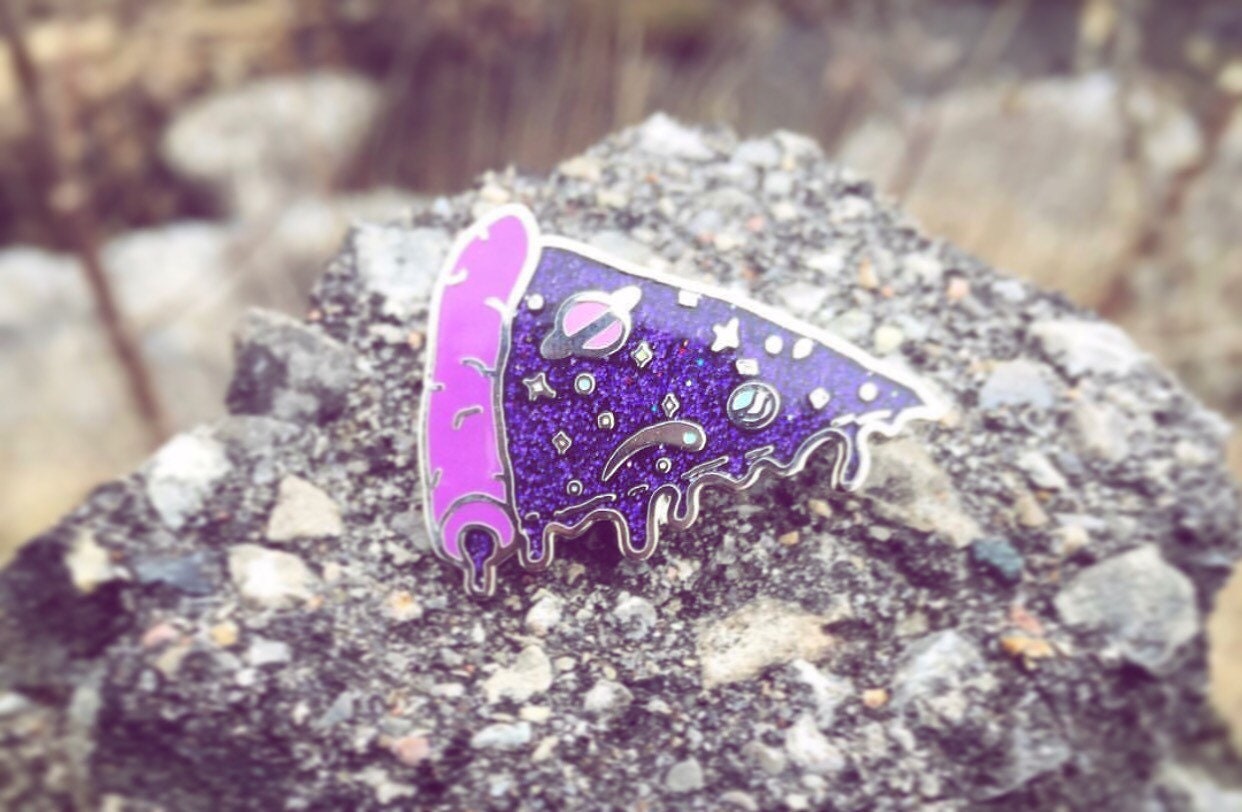 Galaxy Pizza Pin! SHIPPED FROM CANADA