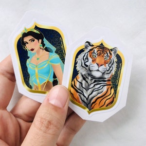 Jasmine and Rajah sticker set image 1