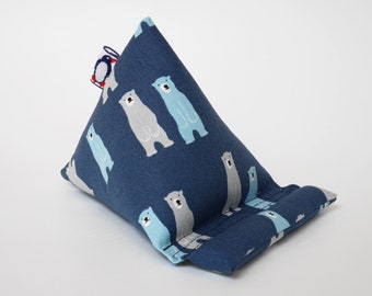 Gift for boy, Smart phone stand pillow, tablet cushion, book holder