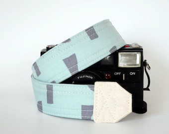 Canvas camera strap, DSLR camera strap, Sony camera strap, Nikon camera strap, light blue camera strap