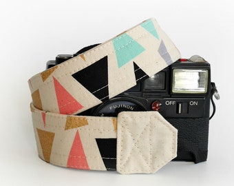 Canvas camera strap, off white DSLR camera strap, canon camera strap, canvas camera sling, cool camera strap